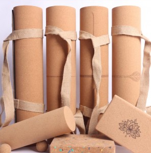 Fa'amalositino Foga e le vai Cork Yoga Mat