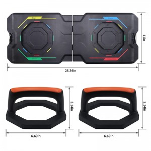 New Multi-Functional Foldable Push Up Board ine Resistance Band