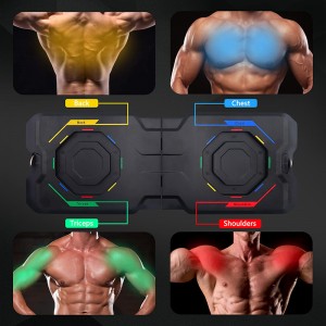 Bagong Multi-Functional Foldable Push Up Board na may Resistance Bands