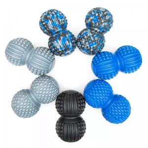 I-Double Massage Ball 8-Inch Textured Roller