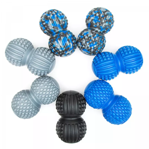 Double Massage Ball 8-Inch Textured Roller