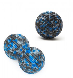 Double Massage Ball 8-Inch Textured Roller