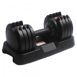 Adjustable Dumbbell, 10.3/25 kgs Hand Weight para sa Lalaki ug Babaye, Dumbbell Weight para sa Home Gym