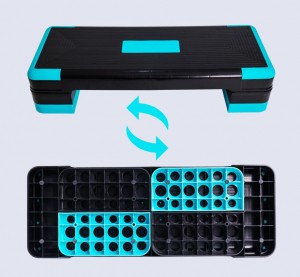 3-Level Fitness Exercise Board Adjustable Aerobic Step Platform