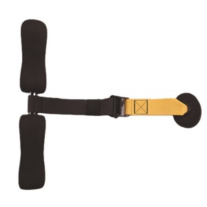 Adjustable Nordic Hamstring Curl Strap kalawan Kneeling Mat, Kneeling Mat pikeun Home Gyms