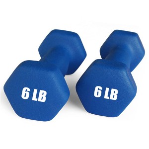 Hex Shape Neopren Dumbbell və Vinil Daldırma Dumbbell