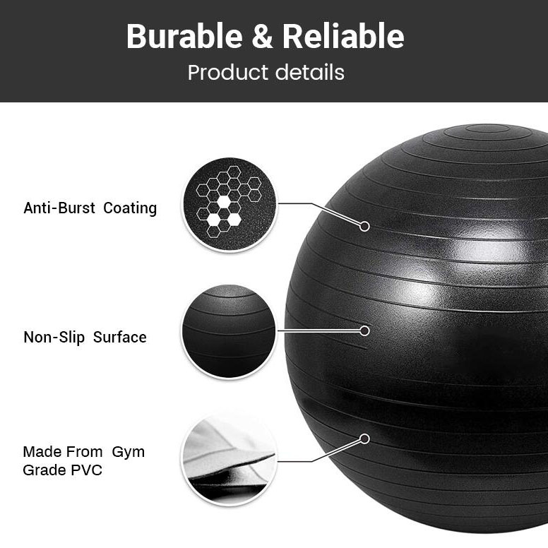 Yoga Gym Ball miaraka amin'ny Pump5