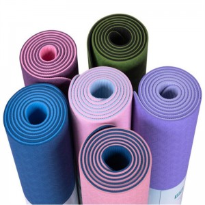 Eco-dostane Non Slip Design TPE Yoga Mat