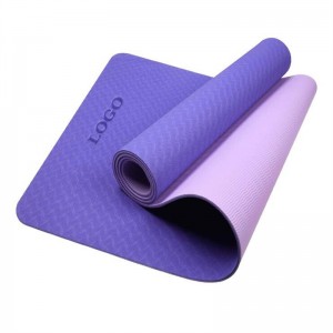 Eco-inoshamwaridzika Non Slip Dhizaini TPE Yoga Mat