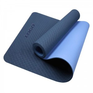 Ekoloji cəhətdən təmiz, sürüşməyən dizayn TPE Yoga Mat