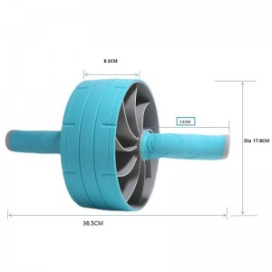 Exerciser wheel roller core AB rota per a furmazione di forza